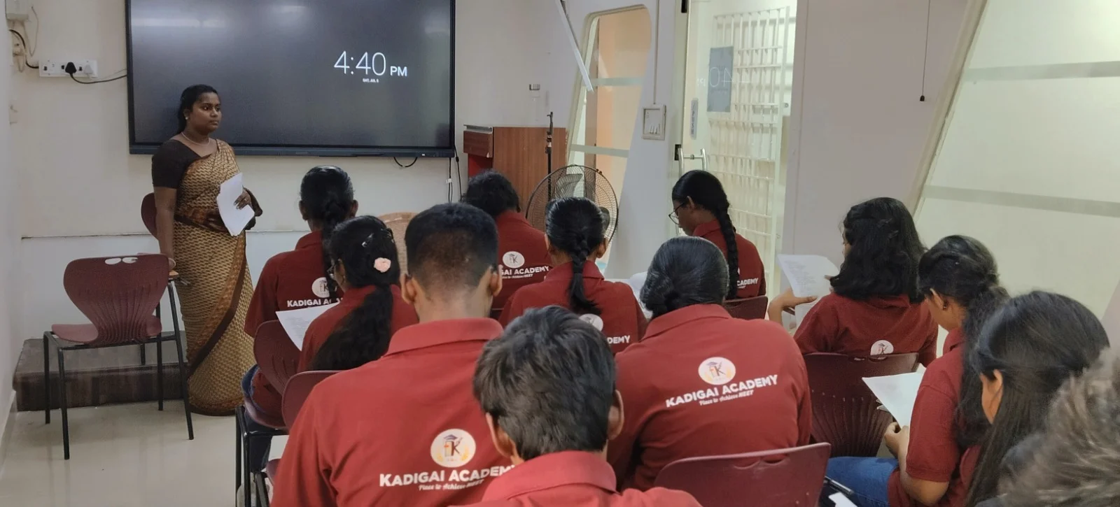 Kadigai Academy Student Interaction